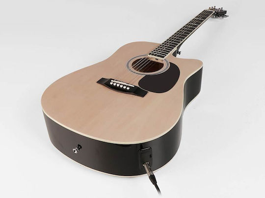 Gsd60cent Nashville Electro-acoustic Guitar Natural Dreadnought