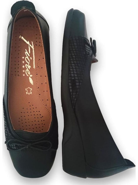 Anatomic Leather Ballerinas Black