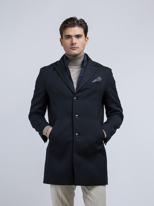 Men's Half Coat Blue