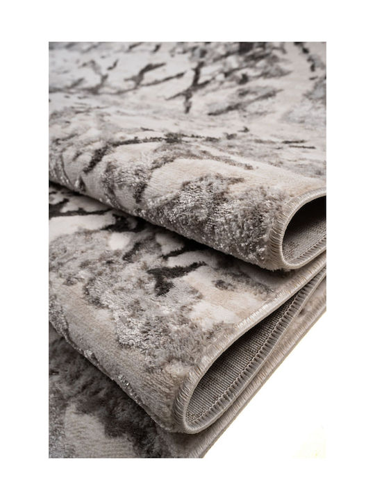 Klonaras York 5350 Modern Bedroom Rugs Set White/vizon 9002017 3pcs
