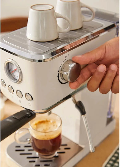 Create Thera Classic Compact Mașină de Espresso 1350W Presiune 20bar pentru Cappuccino Cream