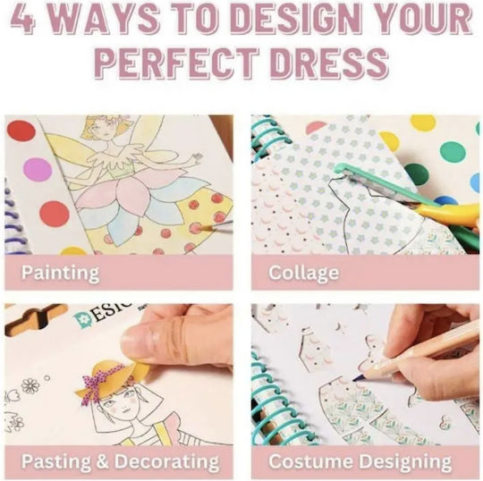Mideer DIY Craft Book Little Fashion Designer Princess