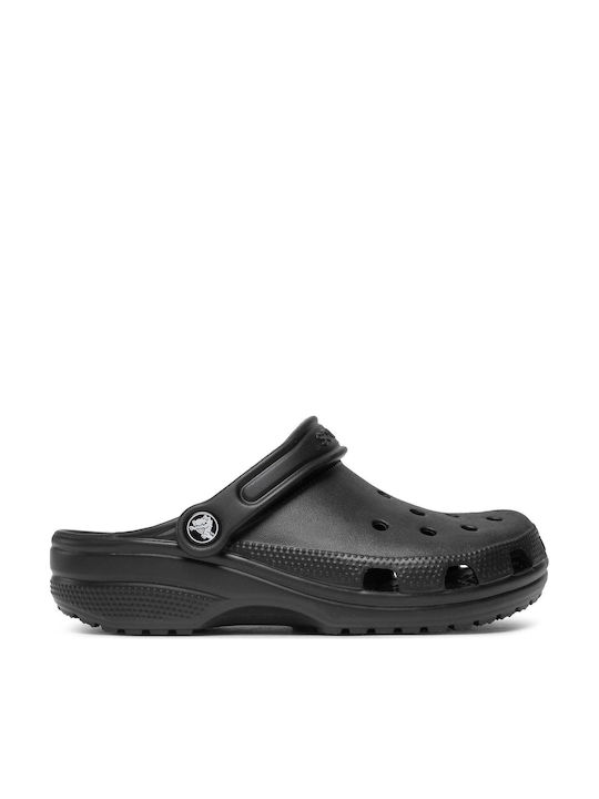 Crocs Classic Ανατομικά Σαμπό Μαύρα