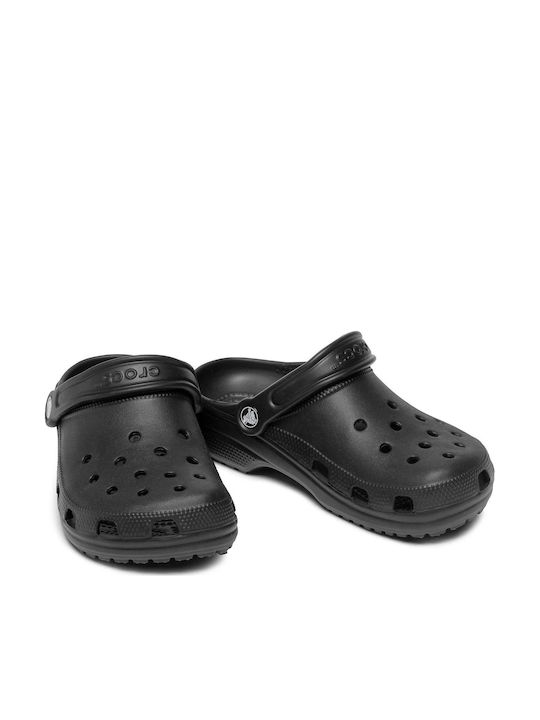 Crocs Classic Ανατομικά Σαμπό Μαύρα