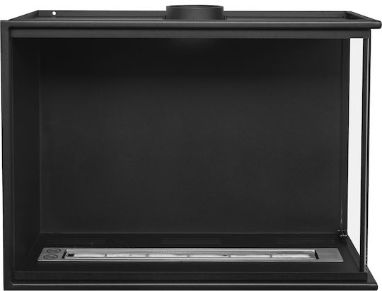 Globmetal Wandmontiert Bioethanol Kamine Innenbereich Schwarz 60xx