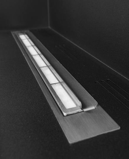 Globmetal Wandmontiert Bioethanol Kamine Innenbereich Schwarz 60xx