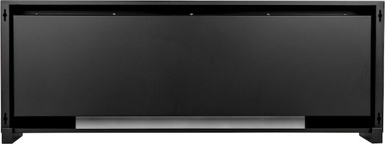 Bioethanol-Kamin Boden Stehend 120cm Box Schwarz