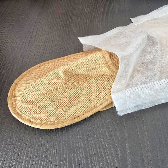 Kotonia Home Papuci de Unică Folosință Nețesuți 5 Perechi cu Talpă Antiderapantă