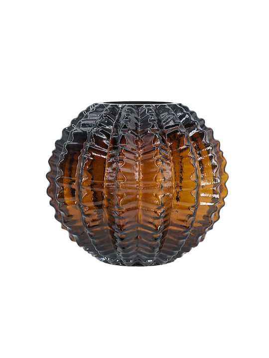 Artekko Briar Glasvase Braun 17x17x15,5 cm 17cm x 17cm x 15,5cm