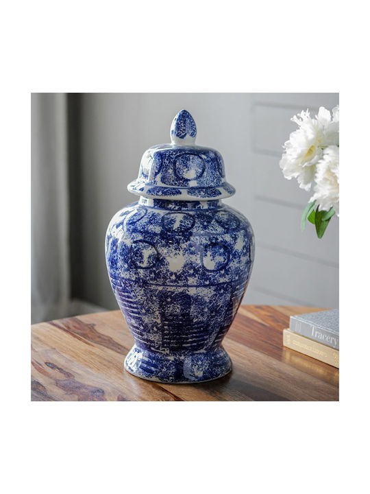 Artekko Decorative Vase Melania White 25.5x43cm