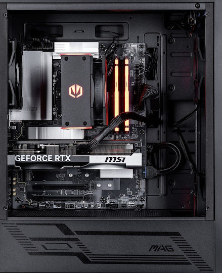 Actina Gaming Desktop PC (Ryzen 5-8400F/32GB DDR4/1.0TB SSD/Fără Sistem De Operare)