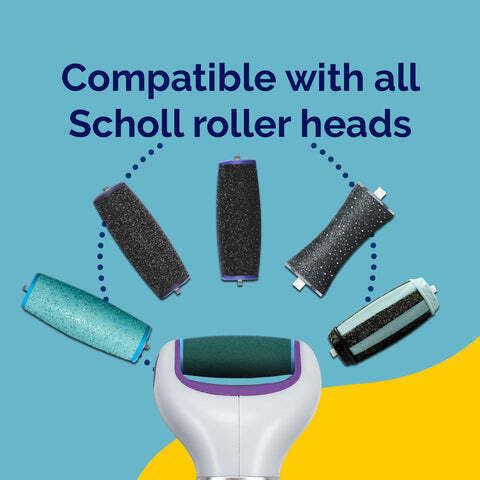 Scholl Velvet Smooth Expertcare 2 În 1 Pilă Electrică Pedi Îndepărtare Eficientă Picioare Catifelate În Câteva Minute Role Fine Rotative Design Ergonomic Baterii Incluse – Culoare Roz