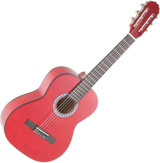 Gewa Klassisch Gitarre 1/2 für Kinder VGS Basic 1/2 Red Rot