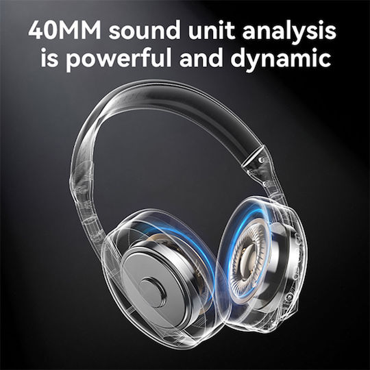 Yesido EP08 Ασύρματα Bluetooth Over Ear Ακουστικά Μαύρα