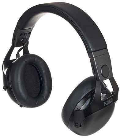 Korg NC-Q1 Wireless / Wired Over Ear Headphones with 36 hours of Operation Black
