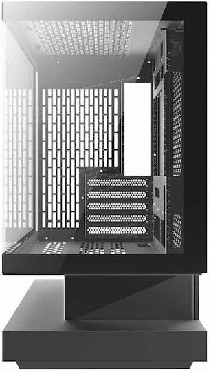 Darkflash Floatron F1 Gaming Midi Tower Κουτί Υπολογιστή με Πλαϊνό Παράθυρο και ARGB Φωτισμό Μαύρο