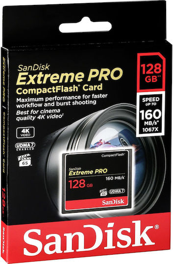 Sandisk Extreme Pro CompactFlash 128GB 160MB/s
