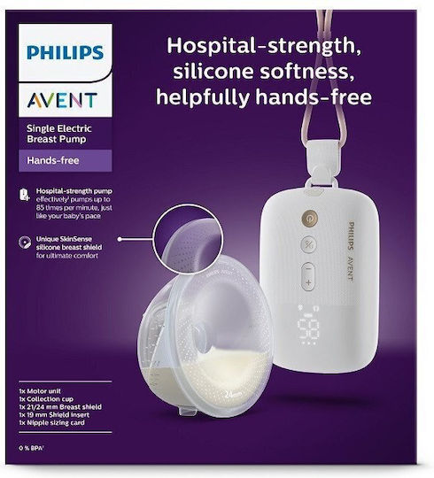 Philips Electric Single Breast Pump Avent Transparent