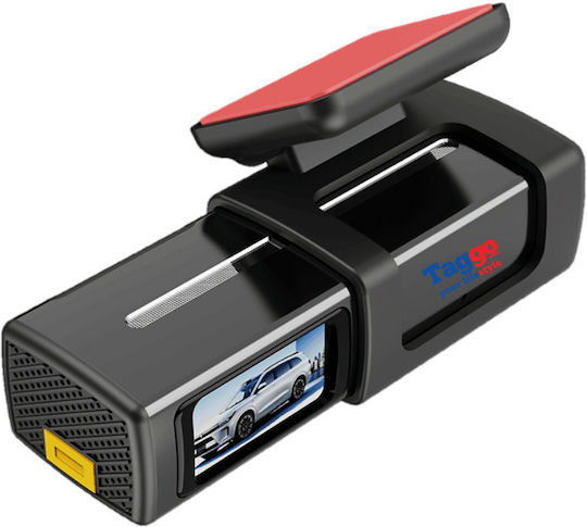 Taggo Сет Автомобилна DVR камера 4K с дисплей 1.47" за Паркет & Камера за задно виждане