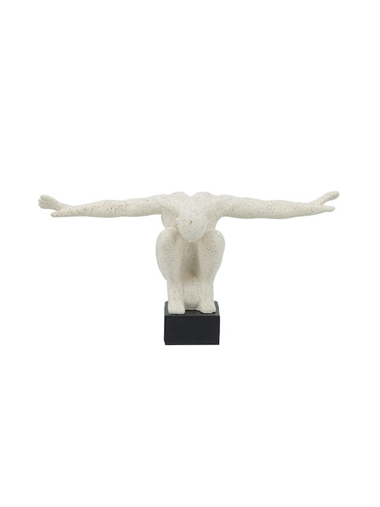 Artekko Διακοσμητική Φιγούρα Πολυρητίνης 39x16x19cm