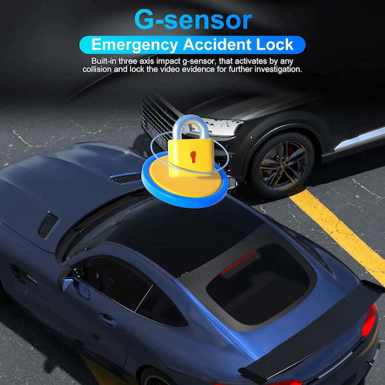 Taggo 1080P Windshield Car DVR with Adhesive Tape