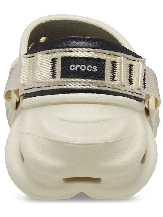 Crocs Echo Clogs Bone/Black