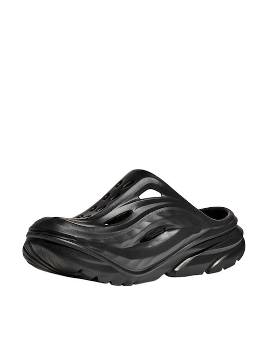 HOKA Ora Recovery Σαμπό Μαύρα