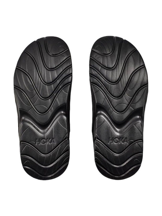 HOKA Ora Recovery Σαμπό Μαύρα
