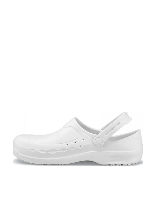 Shoes For Crews Zinc_Froggz Anatomic Clogs White