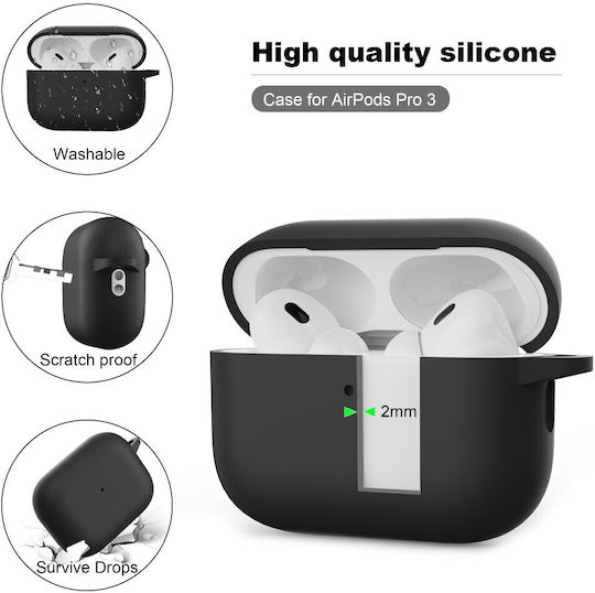Θήκη Σιλικόνης σε Πορτοκαλί χρώμα για Apple AirPods Pro 3