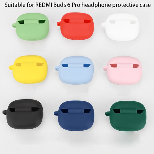 Hülle Silikon in Gelb Farbe für Redmi Buds 6 Pro