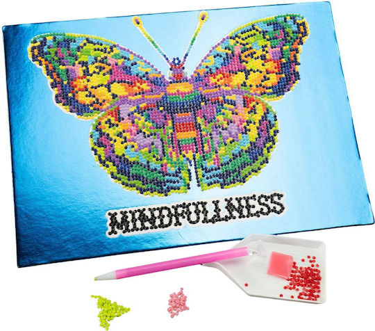 Nice Diamantiny Mosaic Canvas Crystal Art “Multicolored Butterfly” Crystals & Mirror Background 96011 8+ Years