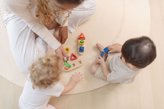 Plan Toys Stacking Toy made of Wood for 36++ Months