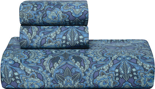 Kentia Σετ Υπέρδιπλη 220x240cm Sharif Blue - Veraman Kentia Σετ Υπέρδιπλη 220x240cm Sharif Blue - Veraman
