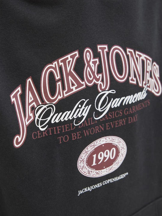 Hanorac Copii cu Glugă și Buzunare Black Jones