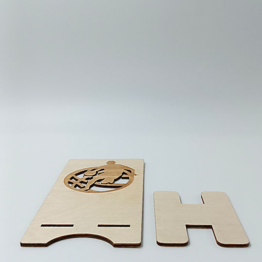 Wooden Desk Cell Phone Stand Basketball Design Toxylo