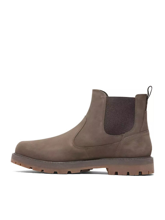 Leather Brown Chelsea Boots