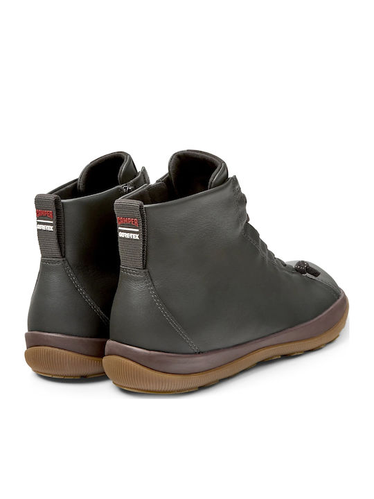 Peu Pista Gm Leather Men's Boots Waterproof Charcoal