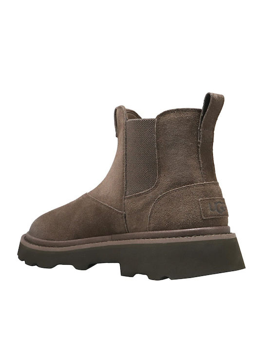 Suede Brown Chelsea Boots