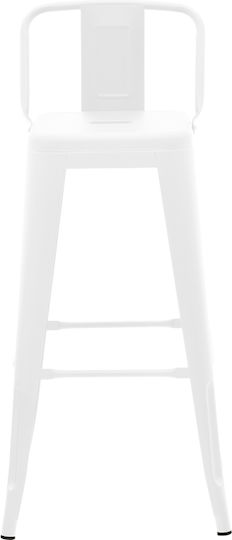 Stool for Bar Outdoor Utopia Matte White 42x42x97cm