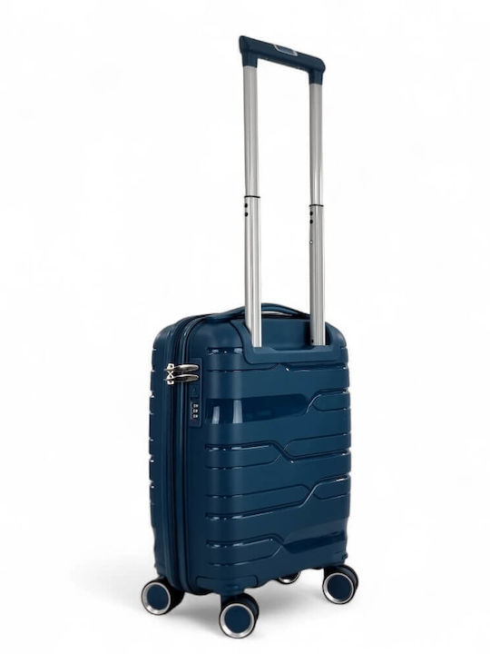 Cabin Hard Petrol Travel Suitcase With 4 Wheels Height 45cm