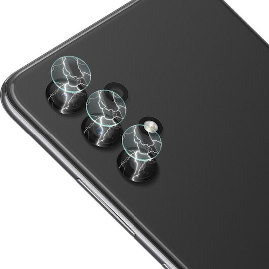 Protecție Cameră Cadru metalic Transparent pentru Samsung Galaxy A32 4G, Galaxy A32 5G