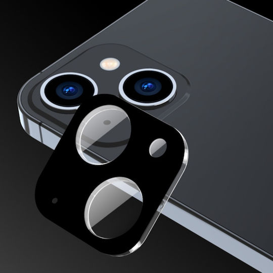 Camera Protection Metal Frame Black for the iPhone 15, iPhone 15 Plus