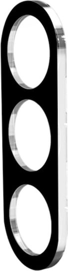 Protecție Cameră Cadru metalic Black pentru Samsung Galaxy A55 5G