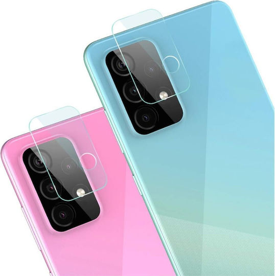 Protecție Cameră Cadru metalic Transparent pentru Samsung Galaxy A52 5G, Galaxy A52 4G, Galaxy A52s 5G