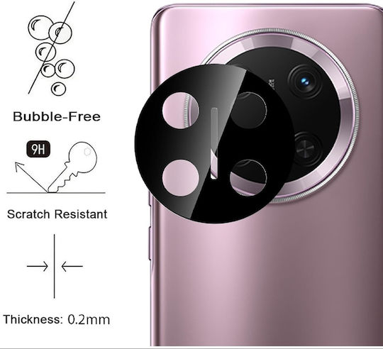 Kameraschutz Metallrahmen Black für das Honor X9c, Magic7 Lite