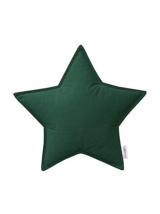 Декоративна Възглавница Star Ho Ho Ho Green Sparrow Зелена