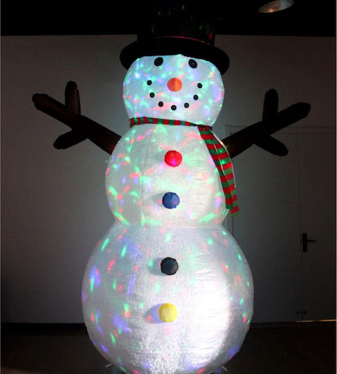 Due esse Christmas Illuminated Figure Snowman Inflatable 366cm