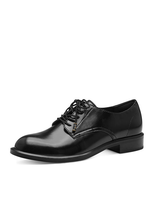 Women's Leather Oxford Shoes Black