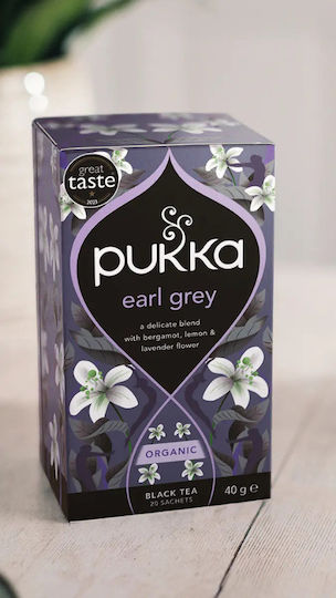 Pukka Ърл Грей Чай Органичен продукт 20 Чанти 1бр